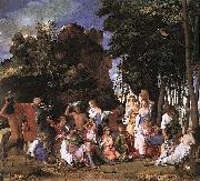 Giovanni Bellini The Feast of the Gods oil painting